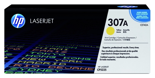 [411399] Cartouche toner HP CE742A 307A jaune