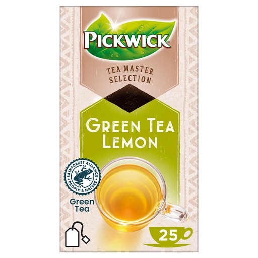 [1403199] Thé Pickwick Master Selection green tea lemon 25 pièces