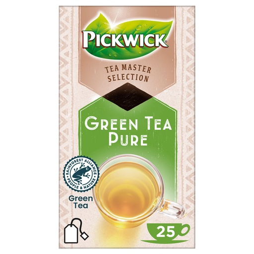 [1403201] Thé Pickwick Master Selection green tea pure 25 pièces