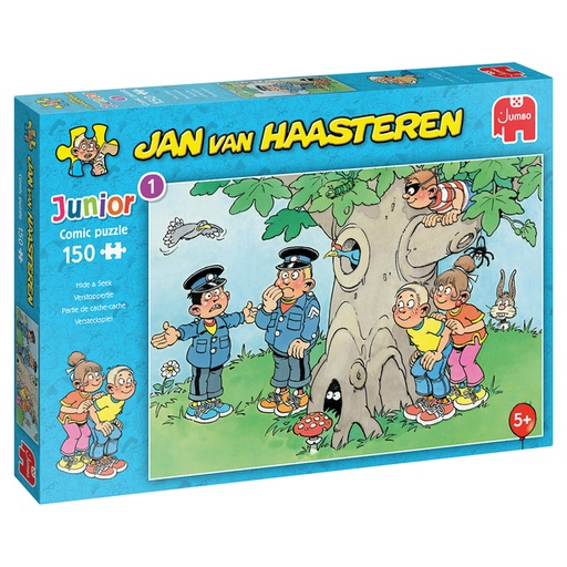 [1401890] Puzzel Jan van Haasteren Junior verstoppertje 150 stukjes