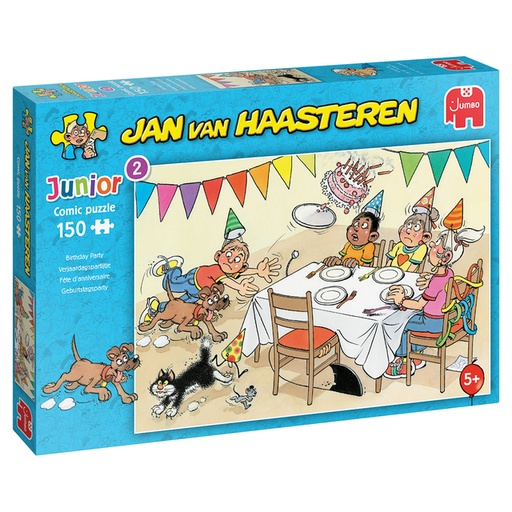 [1401897] Puzzel Jan van Haasteren Junior Verjaardagspartijtje 150 stukjes