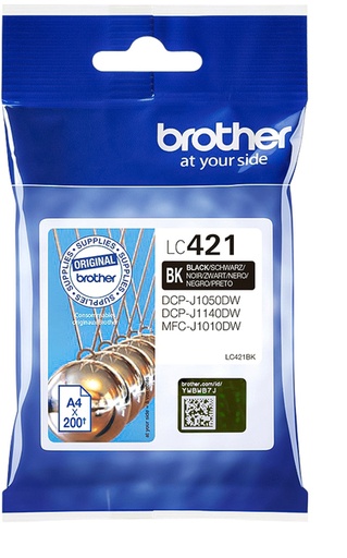 [1403462] Inktcartridge Brother LC-421BK zwart