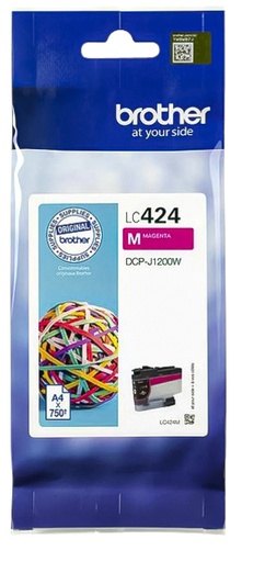 [1403473] Cartouche d'encre Brother LC-424M rouge