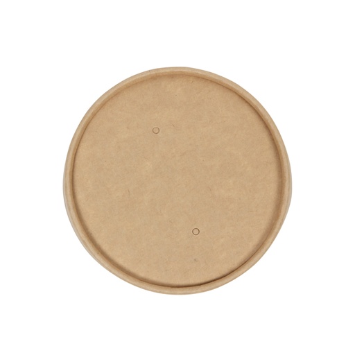 [1404031] Couvercle récipient à soupe IEZZY Ø98mm kraft 25 pièces
