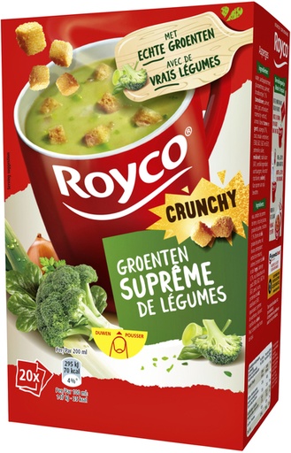 [1405346] Soep Royco groenten surpreme met croutons 20 zakjes