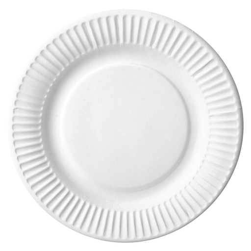 [1405364] Assiette IEZZY Ø180mm carton blanc 100 pièces