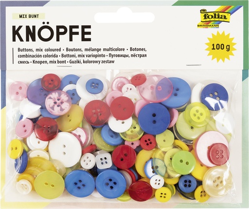 [1405326] Boutons Folia 100g assorti