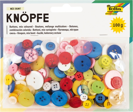 [1405326] Boutons Folia 100g assorti