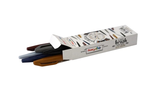 [1404675] Brushpen Pentel Sign SES15C City Crush assorti 6 stuks