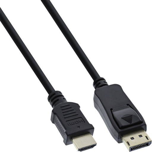 [1404388] Câble inLine Displayport HDMI 4K Mâle/Mâle 2m noir