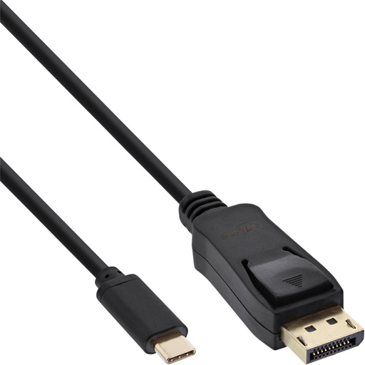 [1404383] Kabel inLine USB-C Displayport 3.1 4K M/M 2 meter zwart