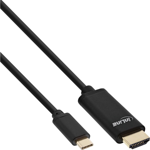 [1404392] Kabel inLine USB-C HDMI 3.1 2.0 4K M/M 2 meter zwart