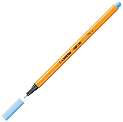 [1405429] Fineliner STABILO point 88/11 Fin bleu glacier