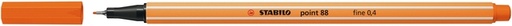 [1405423] Fineliner STABILO point 88/30 fijn bleek vermiljoen