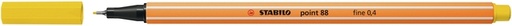 [1405424] Fineliner STABILO point 88/24 Fin jaune citron