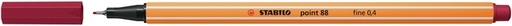 [1405428] Fineliner STABILO point 88/19 Fin pourpre