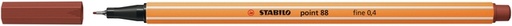 [1405436] Fineliner STABILO point 88/75 Fin sienne brûlée
