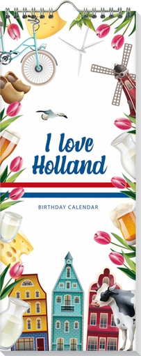 [1405419] Verjaardagskalender I Love Holland