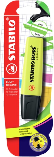 [1399214] Markeerstift STABILO BOSS Original 70/24 geel blister à 1 stuk