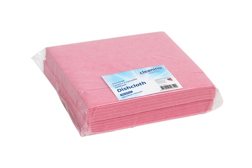 [1403864] Werkdoek Cleaninq viscose 38x40cm roze 10 stuks