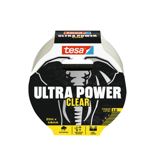 [1398686] Reparatietape tesa Ultra Power Clear repair 20mx48mm transparant