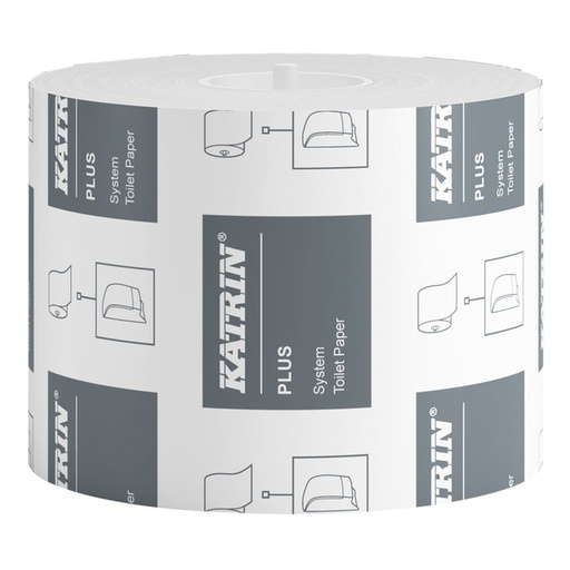 [1399250] Papier toilette Katrin 66940 système Plus embouts 2 ép 96m blanc