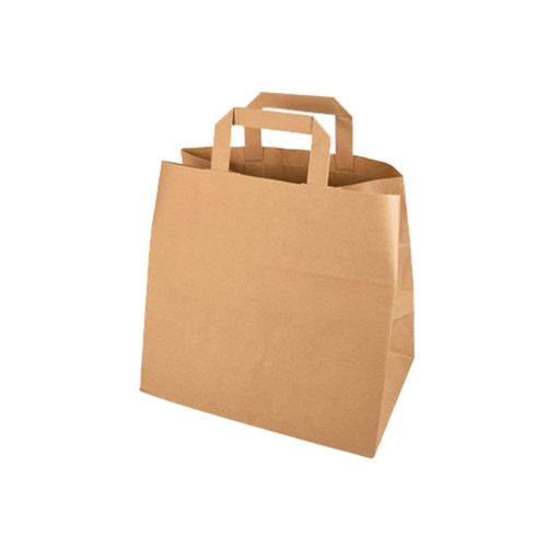 [1404187] Sac IEZZY papier kraft 26x17x25cm brun 250 pièces