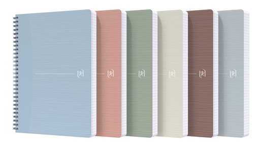 [1404274] Spiraalblok Oxford My Rec'Up A5 lijn 180 pagina's 80gr assorti