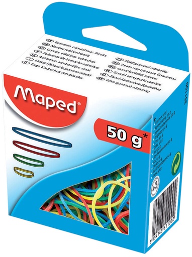 [1398869] Elastiekjes Maped kleur 50gr