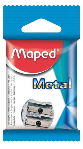 [1398887] Taille-crayon Maped métal 2 trous