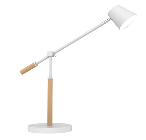 [1404810] Lampe de bureau Unilux Vicky LED bois blanc