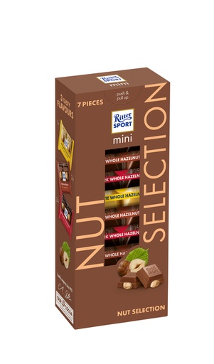 [1404374] Chocolat Ritter Sport Mini tour sélection noisettes