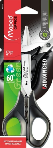 [1398868] Schaar Maped Office Advanced 17cm zwart