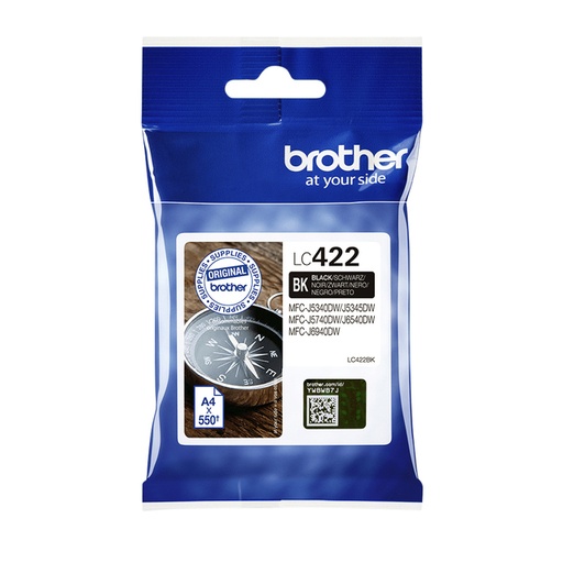 [1405146] Inktcartridge Brother LC-422BK zwart