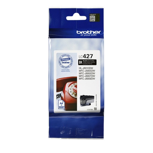 [1405155] Inktcartridge Brother LC-427BK zwart