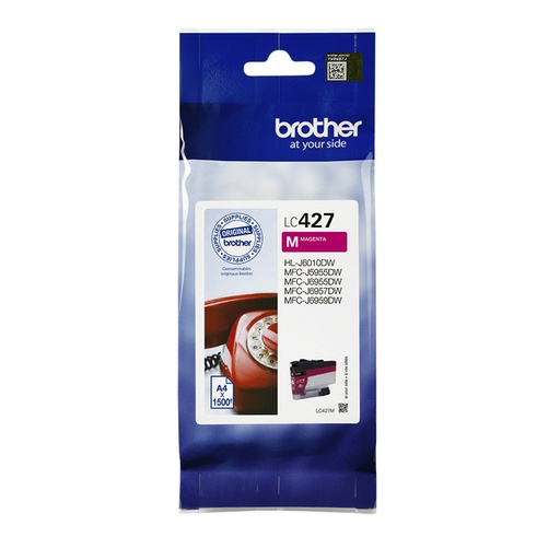 [1405156] Cartouche d''encre Brother LC-427M rouge