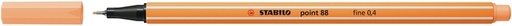 [1405098] Fineliner STABILO point 88/25 Fin orange pastel