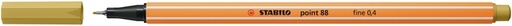 [1405099] Fineliner STABILO point 88/66 Fin kaki