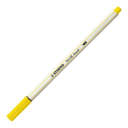 [1405142] Feutre pinceau STABILO Pen 568/24 jaune citron