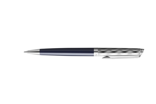 [1405952] Stylo bille Waterman Hémisphère L''Essence Bleu Laqué CT Medium