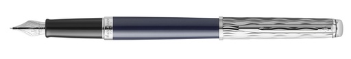 [1405973] Stylo plume Waterman Hémisphère L'Essence Bleu Laqué CT Medium