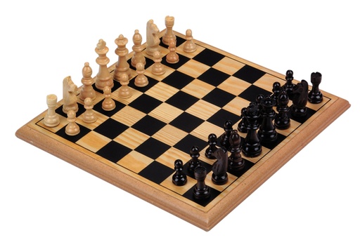 [1406032] Jeu d''échecs longfield Games Bois 30x30cm