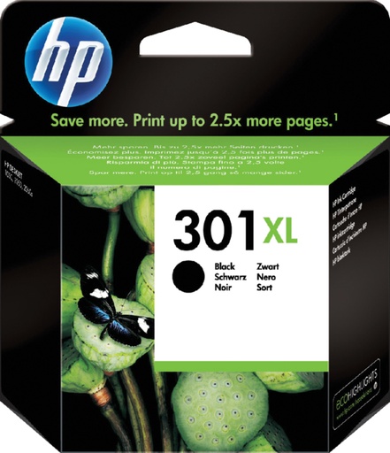 [404037] Inktcartridge HP CH563EE 301XL zwart