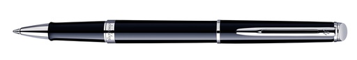 [1406488] Rollerpen Waterman Hémisphère black lacquer CT fijn