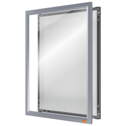 [1405259] Porte-affiche clipsable Nobo Impression Pro A4 argent