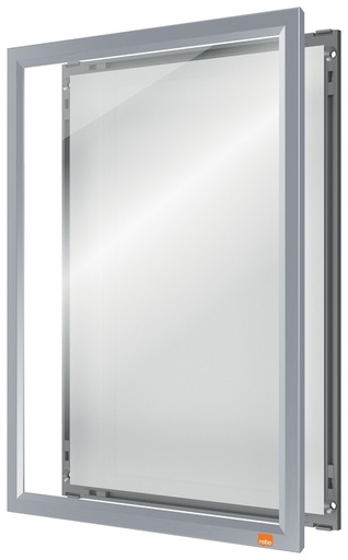 [1405259] Porte-affiche clipsable Nobo Impression Pro A4 argent