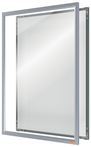 [1405262] Porte-affiche clipsable Nobo Impression Pro A3 argent