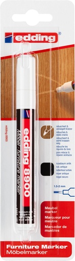 [1406151] Viltstift edding 8900 meubel rond 1.5-2mm antiek notenhout blister