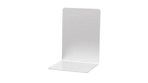 [1406376] Boekensteun MAUL aluminium 16x15x21cm set 2 zilver