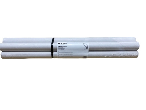 [1405059] Tube d''expédition IEZZY A0 870x50mm blanc inclus embouts 5 pièces